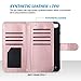 ULAK Compatible with iPhone 8 Plus/iPhone 7 Plus Wallet Case, PU Leather Flip Purse Cover with Credit Card Holders Wrist Strap TPU Skin Case for iPhone 7 Plus/8 Plus 5.5 inch (Rose Gold)