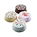 Affe 4PCS/set Fondant Cake Stencil Carved Printing Patterns Mold Happy Birthday Cake Mold Spray Cake