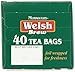 Welsh Brew Tea, Tea Bags, 40-Count Package, 4.4 oz, (Pack of 4)