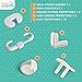Baby Defence Complete Home Baby Proofing Kit - BPA Free, Easy Assembly, 50 Piece - Child Safety Locks Set for Doorknobs, Corners, Outlets, Cabinets