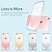MASCHERI For iPhone 6 Plus / 6S Plus Case, [Zen Series] Scratch Resistant [White Henna Mandala Floral Lace Design] TPU Bumper Clear Back Panel Hybrid Case Cover for Apple iPhone 6 Plus / 6S Plus - Clear