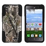 Huawei Raven Case, Full Body Fusion STRIKE Impact Kickstand Case with Exclusive Illustrations for Huawei Raven LTE H892L (Straight Talk) by MINITURTLE - Nature's Camouflage