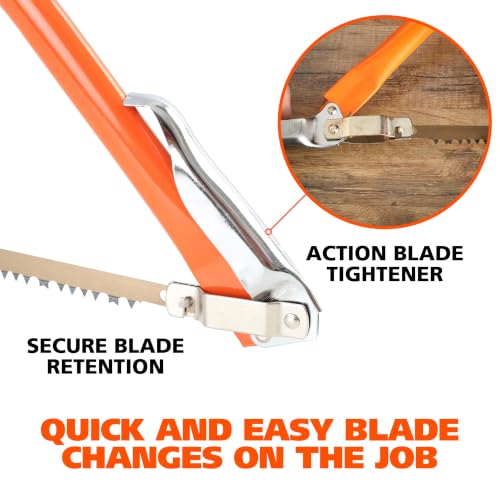 GreatNeck 21 Inch Bow Saw for Brush Clearing and Dry Wood Cutting photo 10