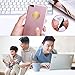 Anti Radiation Protector Shield EMF Protection Cell Phone Sticker Cell Phone EMR Blocker for All Mobile Phones, iPad, MacBook, Computer, Laptop (Gold 2pcs)