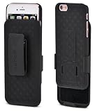 iPhone 6S / 6 Case, Aduro COMBO Shell & Holster Case Super Slim Shell Case w/ Built-In Kickstand + Swivel Belt Clip Holster for Apple iPhone 6S / 6