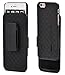 iPhone 6S / 6 Case, Aduro Combo Shell & Holster Case Super Slim Shell Case w/Built-in Kickstand + Swivel Belt Clip Holster for Apple iPhone 6S / 6