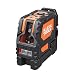 Klein Tools Self-Leveling Cross-Line Laser Level with Plumb Spot - 93LCLS