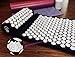 Acupressure Mat for Back Pain with Neck Relief Pillow. Acupuncture Massage Mats by Wellness Collections. Full Body Relaxation Massager Set for Sciatic Stress, Yoga Meditation and Migraine Relief
