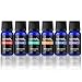 NATRÄL Top Blends Set of 6, 100% Pure and Natural Essential Oil, 6/10ml Bottles