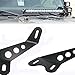 TOPNEW Jeep Work Light Bar Windshield Hood Mounts Bracket Kit for 20