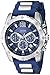GUESS Men's U0167G3 Blue Bold Move Chronograph Sport Watch
