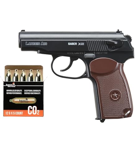 Amazon.com : Lancer Tactical Air Pistol Saber XMK CO2 Makarych