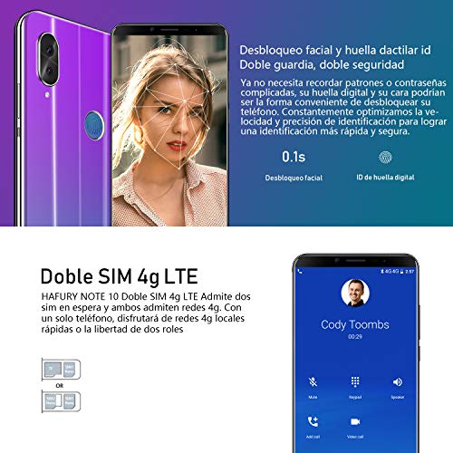 HAFURY-NOTE-10-4G-Android-9-Dual-Sim-Smartphone-Libre-Desbloqueado-pantalla-593-inch-FHD-con-batera-de-4000Mah-4GB-RAM32GB-ROM-ampliable-hasta-128-GB-telfono-mvil-doble-cmara-8MP16MPNegro