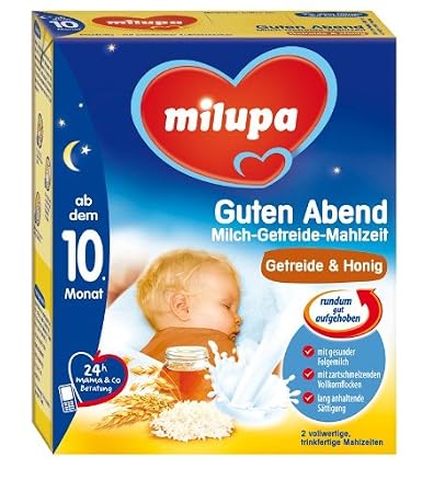 Milupa Guten Abend Milch Getreide Mahlzeit Getreide Honig 10
