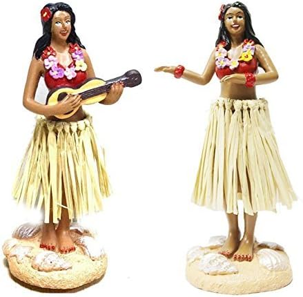 muñeca hawaiana salpicadero coche