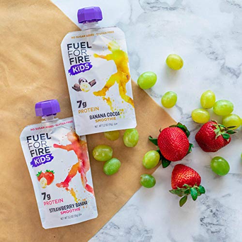 Fuel For Fire KIDS! Banana Cocoa (12 Pack) Real Fruit & Protein