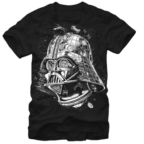 Star Wars Darth Star Men's T-Shirt, Black, XX-Large