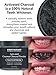 100% Natural Activated Coconut Charcoal Powder 4 oz for All Natural Teeth Whitening with Bentonite Clay- Professional Fluoride Free Teeth Whitening That Polishes Teeth & Freshens Breath