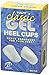 Tuli's Classic Gel Heel Cups, Cushion Insert for Shock Absorption and Plantar Fasciitis and Heel Pain Relief, Made in the USA, 1 Pair, Large