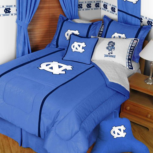 North Carolina Tar Heels Twin Comforter Pillow Sham MVP