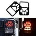 ICARS Jeep Wrangler JK JKU Tail Light Guards Protector Cover Dog Paw for 2007-2018 Jeep Wrangler Accessories & Unlimited Rubicon Sahara Sports(Pair)