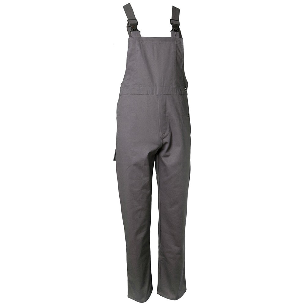 Planam 1711090 Size 90 360 g/m sq "Heat/Fire Retardant Garments" Dungarees - Grey