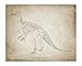 Dinosaur Art Prints – Set of Six (6) Prints – Size 8”x10” – Unframed Prints – Matte Finish – Great Gift for any Kid!
