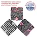 KYEESE Sports Reusable Female Dogs Diapers Breathable 3 Pack Dog Wraps with Inside Pocket Waist 21''-27'' for Medium Dogs