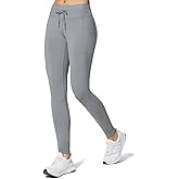 baleaf Women's Fleece Lined Leggings Water Resistant High Waisted Thermal Warm Winter Tights Ski Hiking Pants with Pockets