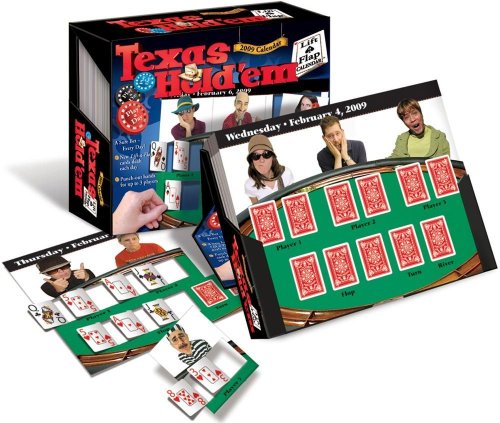 Texas Hold'em Lift-a-Flap: 2009 Day-to-Day Calendar (Lift-A-Flap Calendar) by