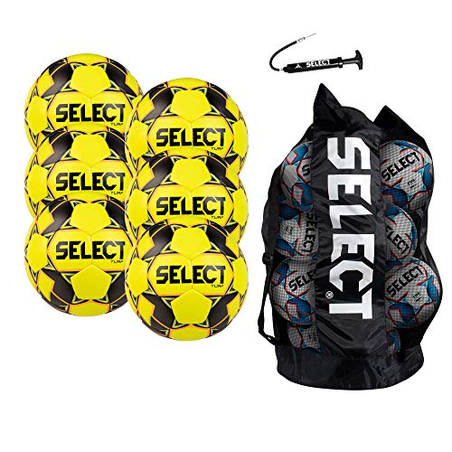 SELECT Turf Soccer Ball, 6Ball Team Pack with Duffle Ball Bag and Ball