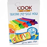 Silicone Popsicle Molds Ice Pop Makers by CookArt