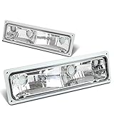 For Chevy/GMC C10 C/K-Series Bumper Light Lamps (Chrome Housing)