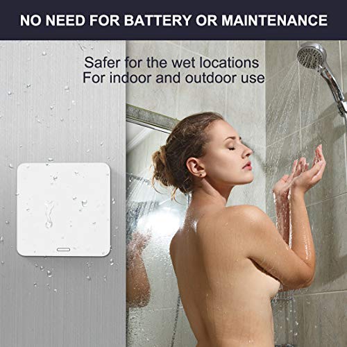 LoraTap Wireless Light Switch Kit, Self-Powered Wireless Wall Switch + Relay Receiver, 656ft Range On/Off Remote Control Household Lights and Appliances, 10A/1100W, White, 2 Years Warranty - Thumbnail 3