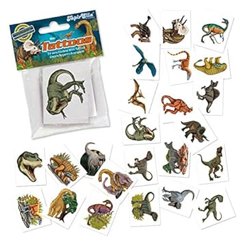 Tatuajes de 24 Mini * & Dinosaurios T-Rex