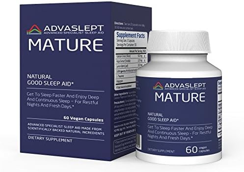 ADVASLEPT MATURE โ A Real Game-Changer In The Natural Sleeping Pills World - FIRST SPECIALLY FORMULATED Natural Sleep Aid To Be EFFECTIVE In OLDER PEOPLE. Get To Sleep And Stay Asleep. Naturally.