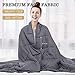 ONSON Weighted Blanket, Cooling Weighted Blankets for Adult and Kids 12 lbs | 48''x72''|,Natural Cotton with Lead-Free Glass Beads
