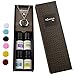 Wild Essentials Cross Necklace Essential Oil Diffuser Kit with Lavender, Lemongrass, Peppermint, Orange Oils, 12 Refill Pads, Calming Aromatherapy Gift Set, Customizable Color Changing, Perfume