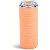 Manna Callie Tallboy Textured Tumbler - 18 Oz - Salmon