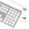 Wireless-Rechargeable-Keyboard-Mouse-Jelly-Comb-KUS015F-24G-Full-Size-Ultra-Slim-Keyboard-Mouse-Set-Combo-QWERTY-UK-Layout-for-PC-Computer-Laptop-Silver-and-White Wireless Rechargeable Keyboard Mouse, Jelly Comb KUS015F 2.4G Full Size Ultra Slim Keyboard & Mouse Set Combo QWERTY UK…