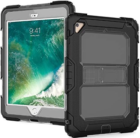 JANEFUH iPad 9.7 Case 2018/2017, iPad mini,Heavy Duty Full-body Rugged Protective Case with Built-in Screen Protector, Dual Layer Design (Black) (Color : Gray, Size : IPad mini4)
