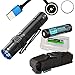 EdisonBright Olight M2R Warrior USB rechargeable 1500 Lumen CREE LED tactical Flashlight EDC, 18650 rechargeable battery, magnetic charging cable with BBX3 battery carry case bundle