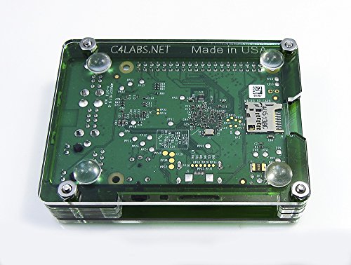 Zebra Case - Raspberry Pi 3, Pi 2, Pi B+ and 2B (Evergreen) with Heatsinks ~ C4Labs