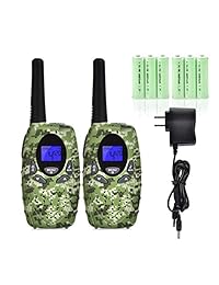 Swiftion - Walkie Talkies para niños (recargable, 22 canales, 0,5 W, FRS/GMRS, radio Walky Talky para niños de 2 direcciones)