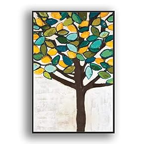 Framed Canvas Wall Art for Living Room, Bedroom Minimalist Abstract Canvas Prints for Modern Home Decoration Ready to Hang - 16"x24" inches