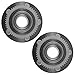 TRQ 2 Piece Front Wheel Bearing & Hub Assembly Set Compatible with 2005-2007 Avanti 2005-2014 Ford Mustang
