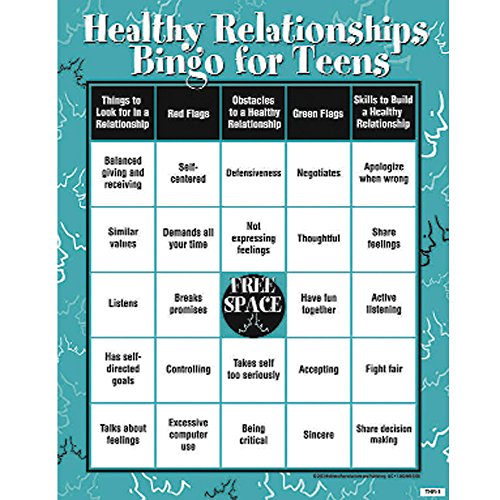 Healthy Relationships Bingo for Teens