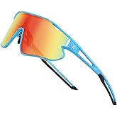 DUCO Kids Sunglasses Youth Baseball Sun Glasses Lightweight TR90 Frame UV400 Sports Cycling Shades for Boys Girls DK268