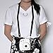 Sunmns Camera Neck Strap Compatible with Mini 12 11 9 8 90 8+ 70 41 Instant Film Camera, Black