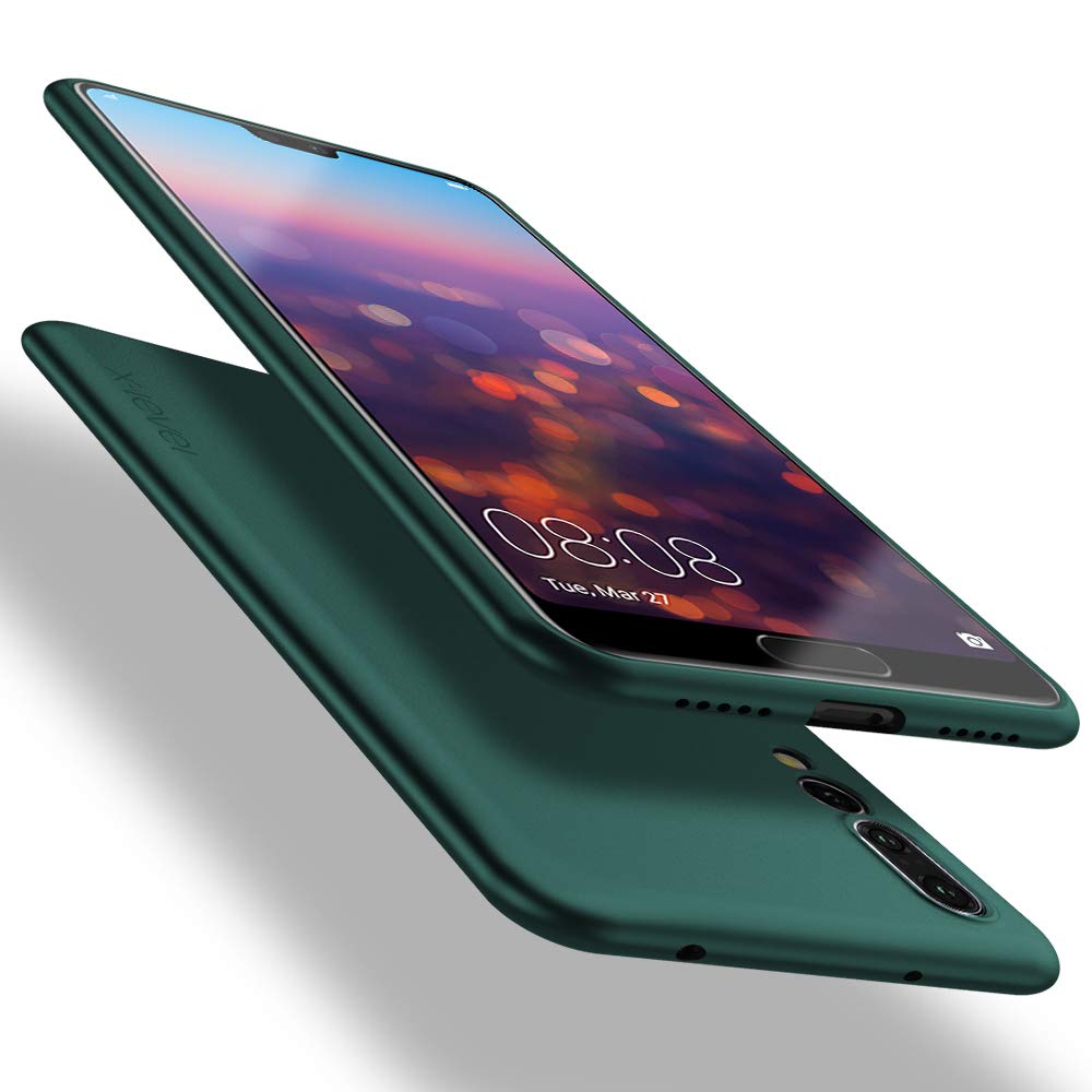 X-level for Huawei P20 Pro Case, [Guardian Series] Ultra Thin Slim Soft Flexible TPU Bumper Matt Finish Protective Phone Cover Case for Huawei P20 Pro - Green
